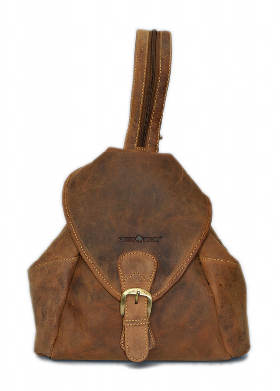 Vintage-Leder Rucksack, braun